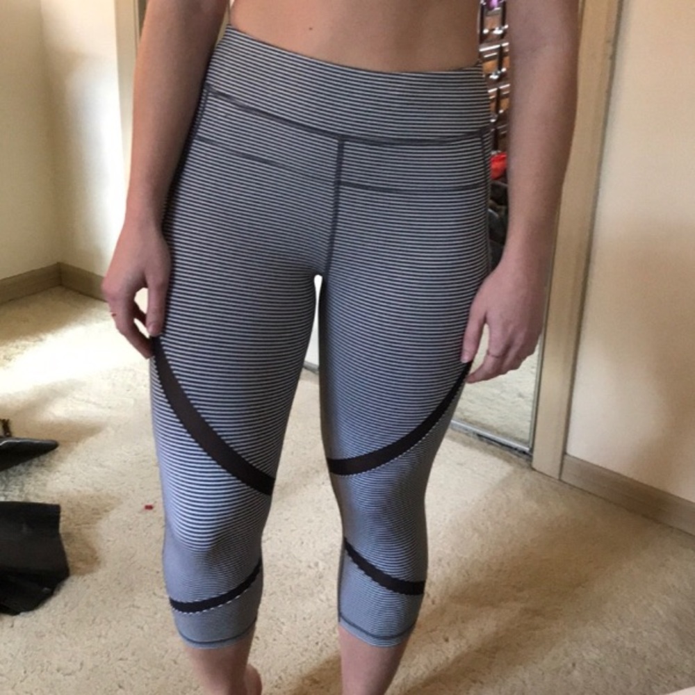 Calvin Klein performance stripped crop